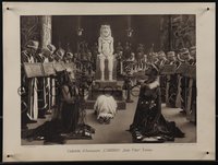 6p0022 CABIRIA Italian LC 1914 wonderful image of religious ritual in Egyptian temple, ultra rare!