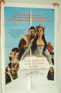 ANNE OF THE THOUSAND DAYS 1sheet