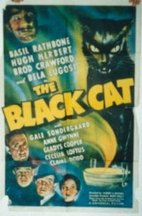 BLACK CAT ('41) linen 1sheet