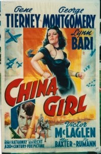 CHINA GIRL ('42) pbacked 1sheet