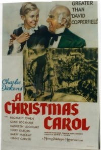 CHRISTMAS CAROL ('38) 1sheet