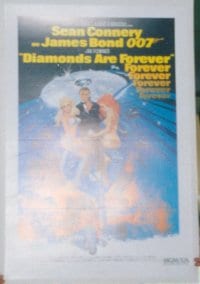 DIAMONDS ARE FOREVER R1980 1sheet