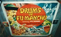 DRUMS OF FU MANCHU ('40) linen 6sh