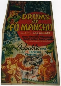 DRUMS OF FU MANCHU ('40) 3sh