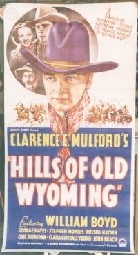HILLS OF OLD WYOMING linen 3sh