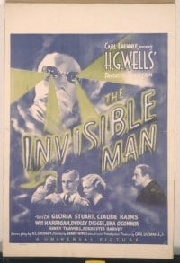 INVISIBLE MAN ('33) pbacked WC