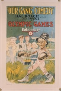OLYMPIC GAMES ('27) linen 1sheet