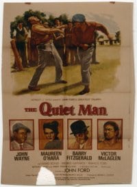 QUIET MAN South African poster