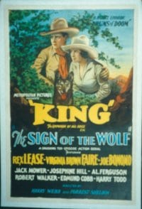 SIGN OF THE WOLF ('31) chapter 1 1sheet