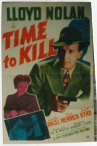 TIME TO KILL ('42) 1sheet