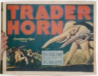 TRADER HORN title lobby card R30s W.S. Van Dyke