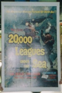20,000 LEAGUES UNDER THE SEA ('55) R1963 1sheet