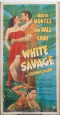 WHITE SAVAGE ('43) 3sh