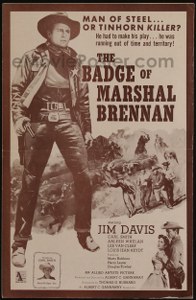 Cool Item Of the Week: The Badge of Marshal Brennan pressbook