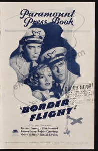 Cool Item Of the Week: Border Flight pressbook