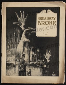 Cool Item Of the Week: Broadway Broke pressbook
