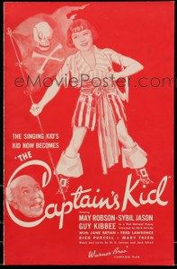 Cool Item Of the Week: The Captain's Kid pressbook