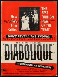 Cool Item Of the Week: Les Diaboliques pressbook