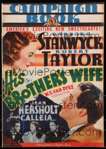 Cool Item Of the Week: His Brother's Wife pressbook