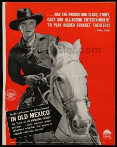 Cool Item Of the Week: In Old Mexico pressbook