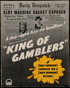 Cool Item Of the Week: King of the Gamblers pressbook