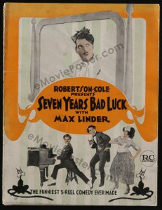 Cool Item Of the Week: Seven Years Bad Luck pressbook