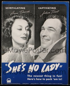 Cool Item Of the Week: She's No Lady pressbook