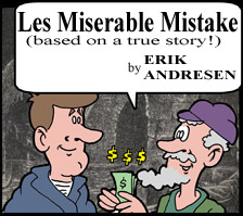 Les Miserable Mistake comic strip!