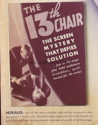 13TH CHAIR ('37) herald