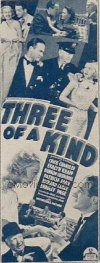 3 OF A KIND ('36) insert