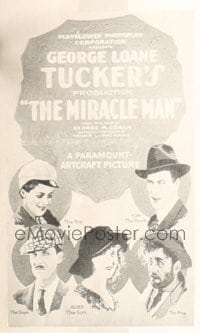MIRACLE MAN ('19) 1sh