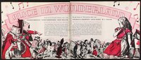 ALICE IN WONDERLAND ('31) campaign book page