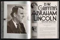 ABRAHAM LINCOLN ('30) campaign book page