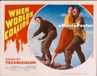 VHP7 245 WHEN WORLDS COLLIDE lobby card #7 '51 close-up of stars!