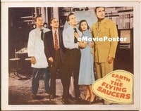 VHP7 278 EARTH VS THE FLYING SAUCERS lobby card '56 5 scared people!