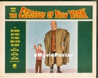 VHP7 377 COLOSSUS OF NEW YORK lobby card #8 '58 monster with boy!