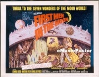VHP7 384 FIRST MEN IN THE MOON title lobby card '64 Ray Harryhausen