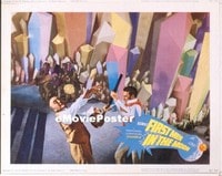 VHP7 386 FIRST MEN IN THE MOON lobby card '64 wild moon crystals!
