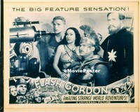 VHP7 084 FLASH GORDON lobby card '36 portrait of Buster & 3 others