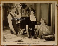 5522 BLESSED EVENT vintage 8x10 still '32 Lee Tracy, Mary Brian