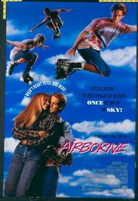 4710 AIRBORNE DS one-sheet movie poster '93 Seth Green, roller blading