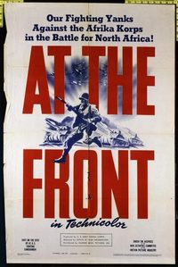 1715 AT THE FRONT one-sheet movie poster '43 Army Signal Corps!