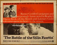 3427 BATTLE OF THE VILLA FIORITA half-sheet movie poster '65 O'Hara, Bazzi