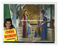 #118e COBRA WOMAN #5 lobby card '44 Maria Montez in sexy outfit!!