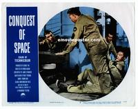 #308 CONQUEST OF SPACE lobby card #5 '55 in the crowded ship!!