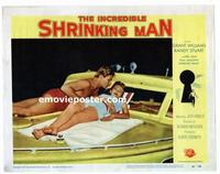 #325 INCREDIBLE SHRINKING MAN lobby card #2 '57 before he shrank!!