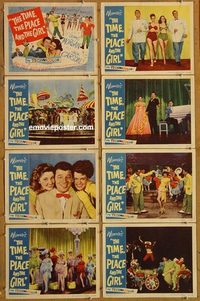 3850 TIME, THE PLACE & THE GIRL 8 lobby cards '46 Dennis Morgan