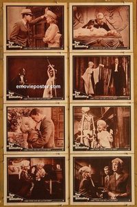 3859 TWO ON A GUILLOTINE 8 lobby cards '65 Connie Stevens, Romero