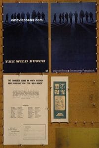 5139 WILD BUNCH movie pressbook '69 Sam Peckinpah, Holden, Borgnine