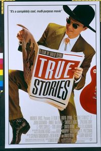 4976 TRUE STORIES one-sheet movie poster '86 David Byrne, John Goodman